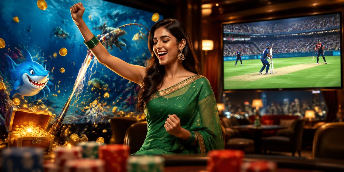 A woman in a saree in Cox's Bazar enjoying cricket betting and gaming on fastmax168